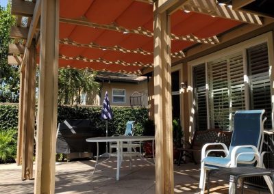 Slide on Wire Awnings by The Awning Company Orange County