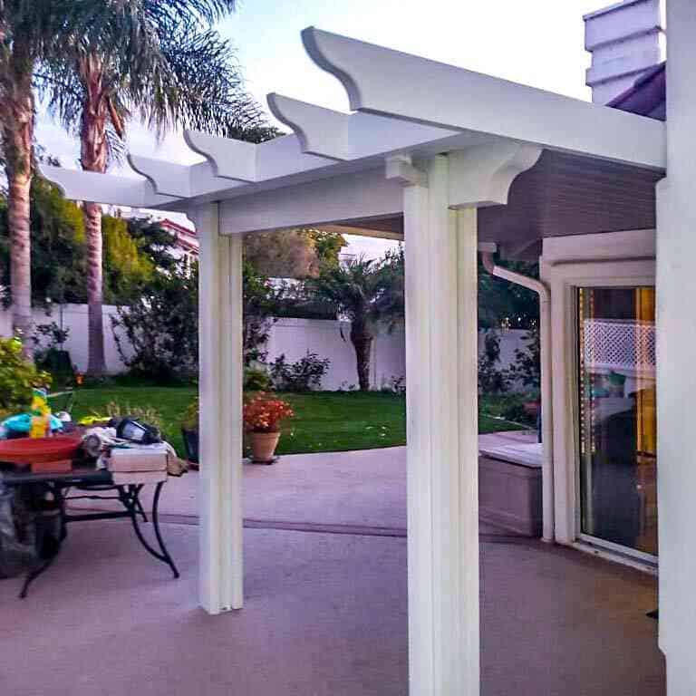 ALUMAWOOD PATIO COVER BY THE AWNING COMPANY SAN DIEGO