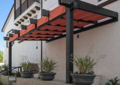 SLIDE ON WIRE AWNINGS BY THE AWNING COMPANY ORANGE COUNTY