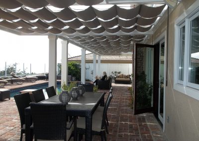 SLIDE ON WIRE AWNINGS BY THE AWNING COMPANY ORANGE COUNTY