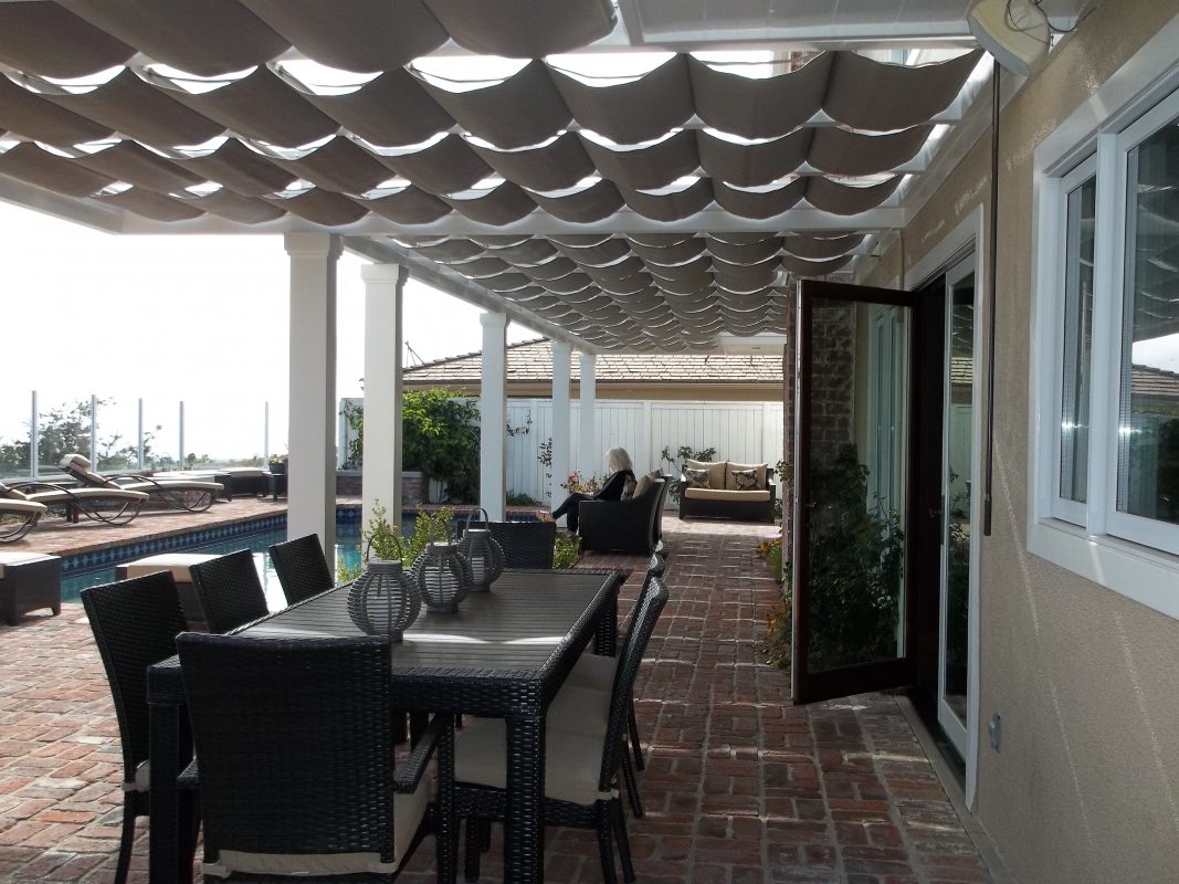 Slide on Wire Retractable Awnings Custom Made The Awning Company