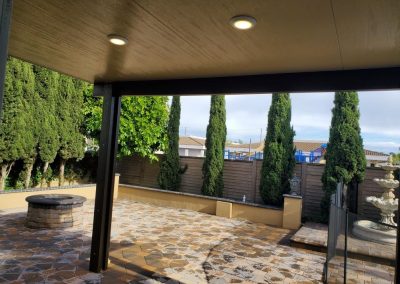 ALUMAWOOD PATIO COVER BY THE AWNING COMPANY ORANGE COUNTY