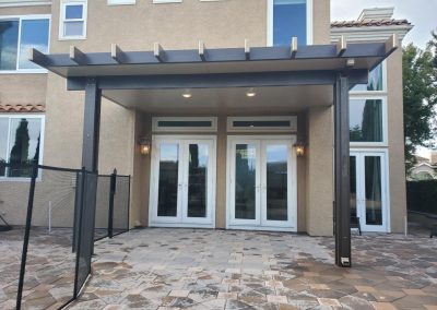 ALUMAWOOD PATIO COVER BY THE AWNING COMPANY ORANGE COUNTY